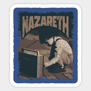 Nazareth Vintage Radio Sticker